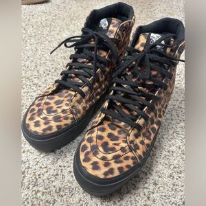 Vans Leopard Print Sk8 High Platform